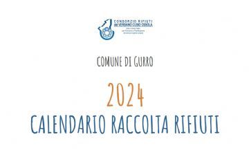 consorzio rifiuti del vco - calendari servizi di raccolta e gestione rifiuti anno 2024