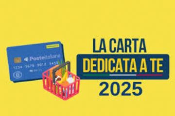 Carta &quot;Dedicata a Te - 2025&quot;: pubblicata la graduatoria definitiva dei beneficiari